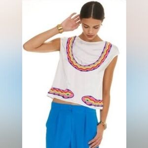 Mara Hoffman Beaded Snake Top, BNWT, Size M